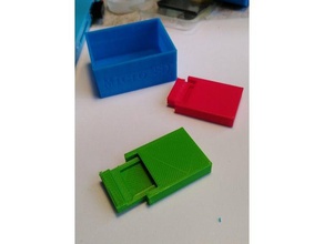 microsd scatola i contenitori su misura 3d print model - Mito3D