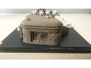 bunker A impressão 3d tanque ww2 3d print model - Mito3D