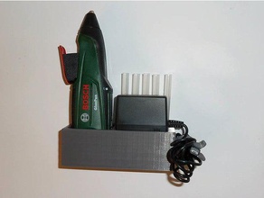Magnethalter bosch gluepen tools 3d print model - Mito3D