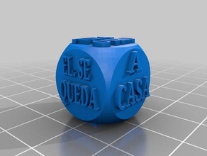 o dado A impressão 3d 3d print model - Mito3D