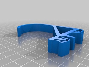 din-schiene rolling-pin-Halterung Küche und Esszimmer din-rail-Halterung din rail mount rolling pin 3d print model - Mito3D