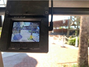 carrinho de golfe traço cam montagem esporte & ao ar livre dashcam 3d print model - Mito3D