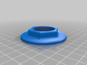 ender 3 - flanged spool holder nut 3d printing 3d print model - Mito3D