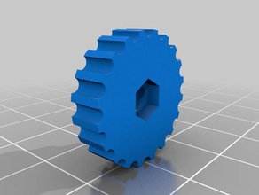 m3 thumbwheel wanhao duplicator i3 mini 3d printer parts 3d print model - Mito3D