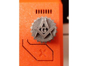 square compass 6mm knob prusa mk3s 3d printer accessories freemason freemasonry i3 & 3d print model - Mito3D
