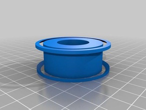 my customized v-belt pulley w shackle sport & outdoors 3d print model - Mito3D