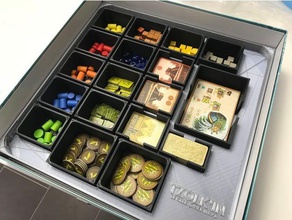 insérez système tzolk'in jouets & accessoires de jeux jeu plateau inserts insérer boîte à j2s dessus table 3d print model - Mito3D
