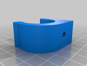 palo della tenda staffa arredamento 3d print model - Mito3D