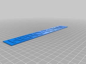 booble name plate accessories customized 3d print model - Mito3D