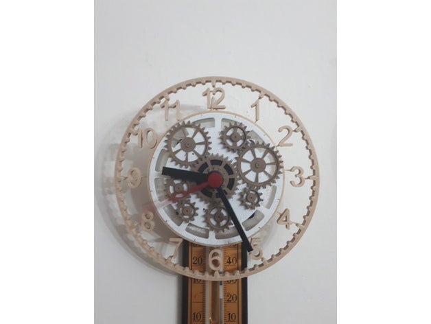 clock decorative decor 3D print model - Mito3D