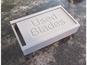safer safety razor disposal box bathroom blade shaving 3d print model - Mito3D