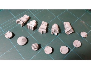 2- 3- 4- 5- way hat pov switches hotas toy & game accessories 3d print model - Mito3D