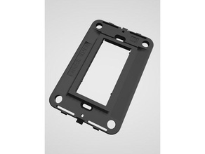 vimar idea - insteon mini remote wall mount bracket electronics cover plate placca 3d print model - Mito3D