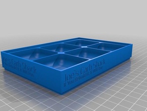 shallow screw holder tool holders & boxes customized 3d print model - Mito3D