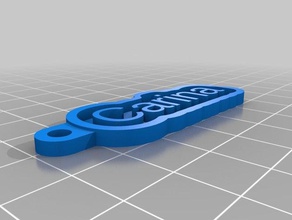 carina Schlüsselanhänger kundengebundene 3d print model - Mito3D