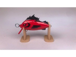 isca de pesca - manivela esporte & ao ar livre 3d print model - Mito3D