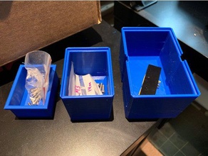 tactix 380mm case small parts insert bins organization storage 3d print model - Mito3D