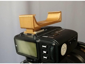 compact camranger hotshoe holder clip camera 3d print model - Mito3D