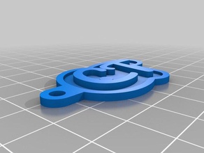 ct Schlüsselanhänger kundengebundene 3d print model - Mito3D