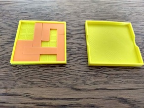 antislide puzzle openscad puzzles 3d print model - Mito3D