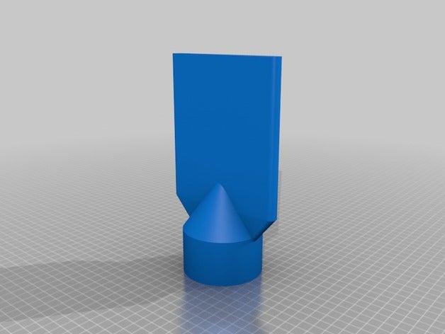 70 hortum geniş flang fan alanında düz ev gereçleri özelleştirilmiş 3D print model - Mito3D