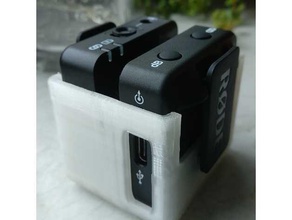 holder case storage rode wireless go camera 3d print model - Mito3D