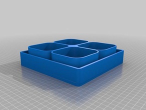 herb tray kitchen & dining 3d print model - Mito3D