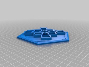 rol zar tepsi - altar sunak masa üstü oyunu 3d print model - Mito3D