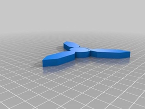 tri-spinner el aletleri 3d print model - Mito3D