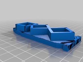 rol dadi vassoi - proiettile i gioco da tavolo vassoio 3d print model - Mito3D