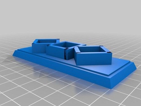 rol dice trays - ingot game tabletop tray 3d print model - Mito3D