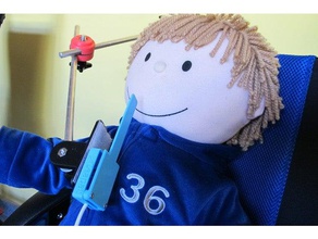 lengua pulsador juegos y juguetes el botón ceapat de la discapacidad handycap terapia ocupacional juguete 3d print model - Mito3D