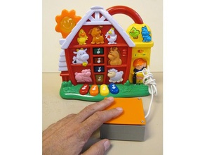 botón frja1 pulsador juegos y juguetes el ceapat de la discapacidad handycap terapia ocupacional juguete 3d print model - Mito3D