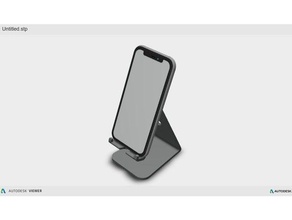 apple-iphone-Ständer 3d Drucker Zubehör apple iphone iphone-Ständer stand 3d print model - Mito3D