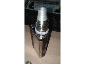 810 dript1p de la tubería electrónica driptip portable rta vape vaping zeus 3d print model - Mito3D