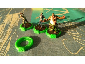 base socle multiplicateur zombicide toy & game accessories 3d print model - Mito3D