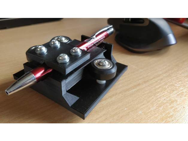 pen holder quick tool change system art tools 3D print model - Mito3D