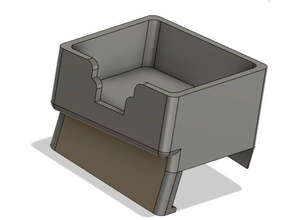 ikea poang footrest cup-holder kitchen & dining cup holder 3d print model - Mito3D