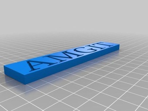amgit logo magnet signs & logos 3d print model - Mito3D