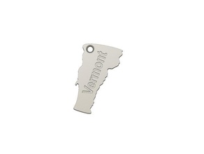 vt-Schlüsselanhänger Schlüsselanhänger keychain vermont 3d print model - Mito3D