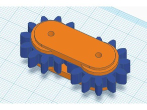 fidget gears print place 3d printing 3d print model - Mito3D