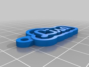 meine individuelle Schlüsselanhänger Ihrem persönlichen Namen kundengebundene 3d print model - Mito3D