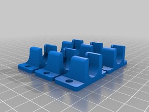 pneumatic tool holder x 6 3d printing 3d print model - Mito3D