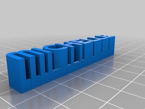 michelle heykeller özelleştirilmiş 3d print model - Mito3D