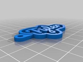 tyler keychains customized 3d print model - Mito3D