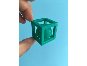 interdimensional 3d cube impossible circle art articulated creality ender 3 object motion movment 3d print model - Mito3D