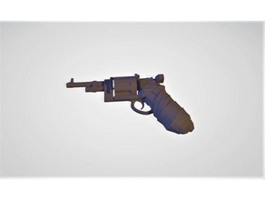 rust revolver 3d printing cosplay prop game gun model paint toy video games 3d print model - Mito3D