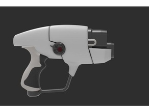 futurista de la pistola props cosplay arma futuro future tech fuego 3d print model - Mito3D