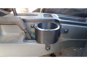 jeep cherokee xj pre face-lift cup holder automotive 3d print model - Mito3D