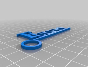 fulvio k Schlüsselanhänger kundengebundene 3d print model - Mito3D